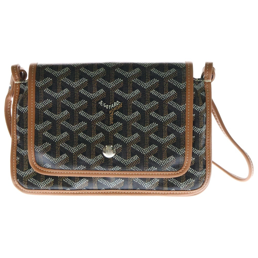 GOYARD(ゴヤール) プリュメ ポーチウォレット ショルダーウォレット ショルダーポシェット ブラック/ブラウン