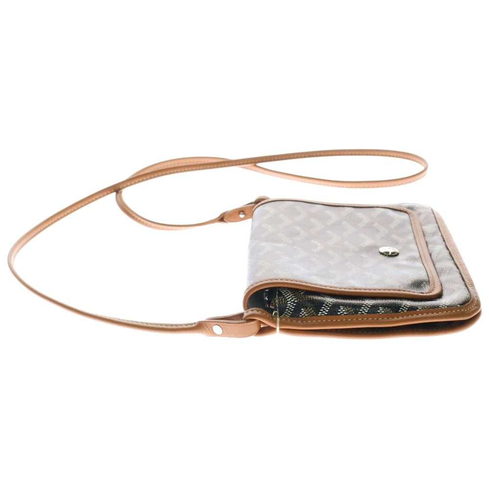 GOYARD(ゴヤール) プリュメ ポーチウォレット ショルダーウォレット ショルダーポシェット ブラック/ブラウン