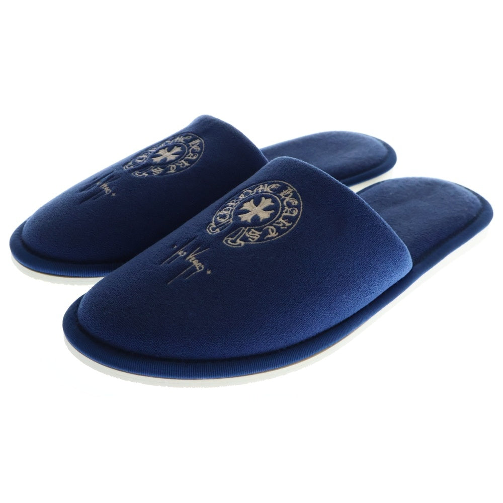CHROME HEARTS(クロムハーツ) LAS VEGAS HOTEL SLIPPER ラスベガス限定 ホースシュー刺繍 ホテルスリッパ ブルー