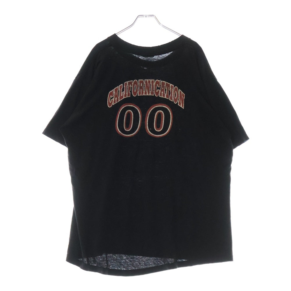 VINTAGE(ヴィンテージ) 90s RED HOT CHILI PEPPERS レッドホットチリペッパーズ 両面プリント ジャイアントタグ クルーネック 半袖Tシャツ ブラック