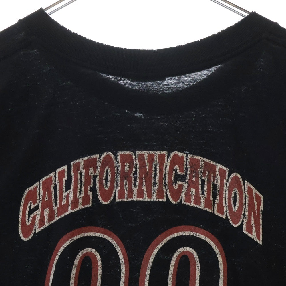 VINTAGE(ヴィンテージ) 90s RED HOT CHILI PEPPERS レッドホットチリペッパーズ 両面プリント ジャイアントタグ クルーネック 半袖Tシャツ ブラック