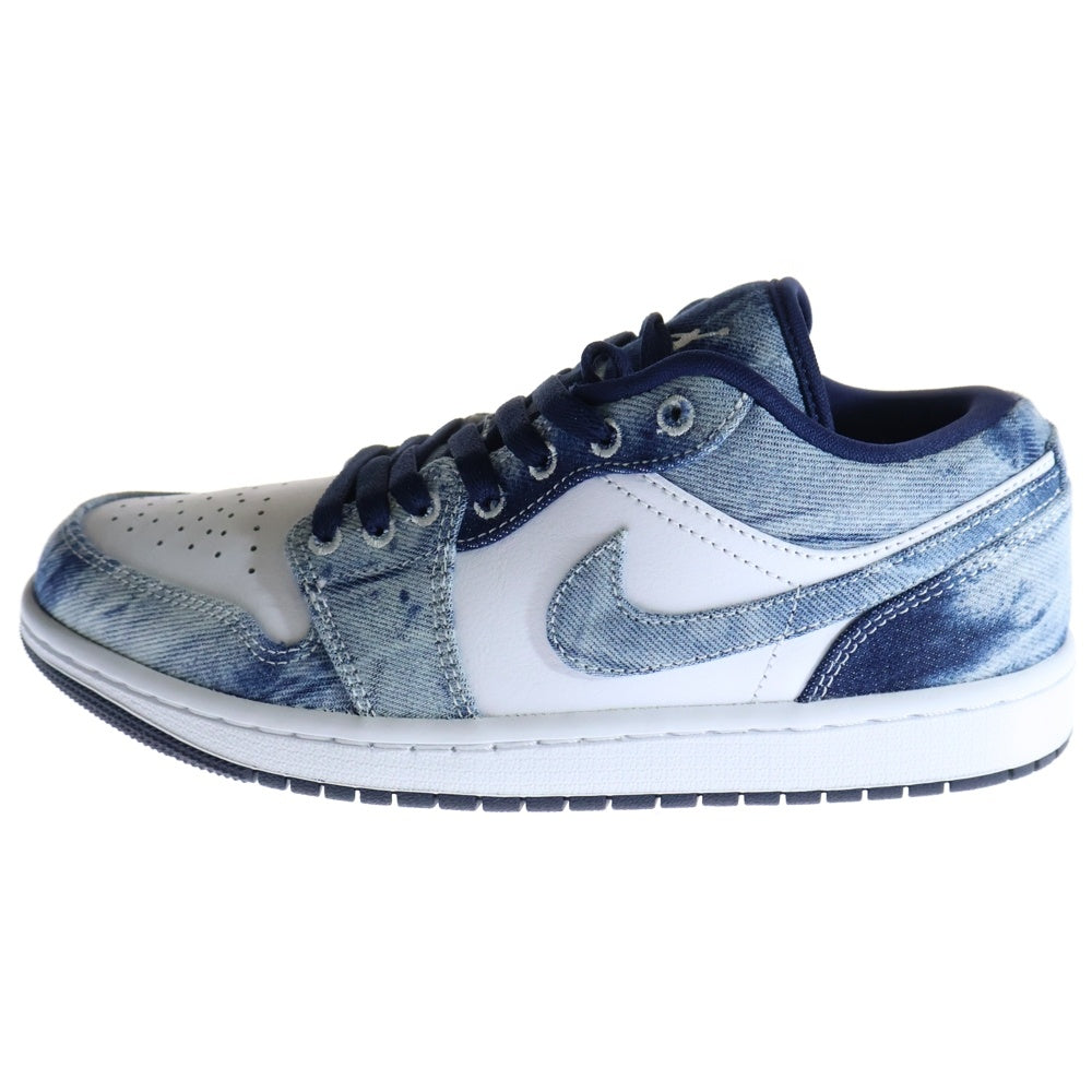 NIKE(ナイキ) AIR JORDAN 1 LOW WASHED DENIM エアジョーダン 1 ローカットスニーカー ウォッシュドデニム US7/25cm CZ8455-100