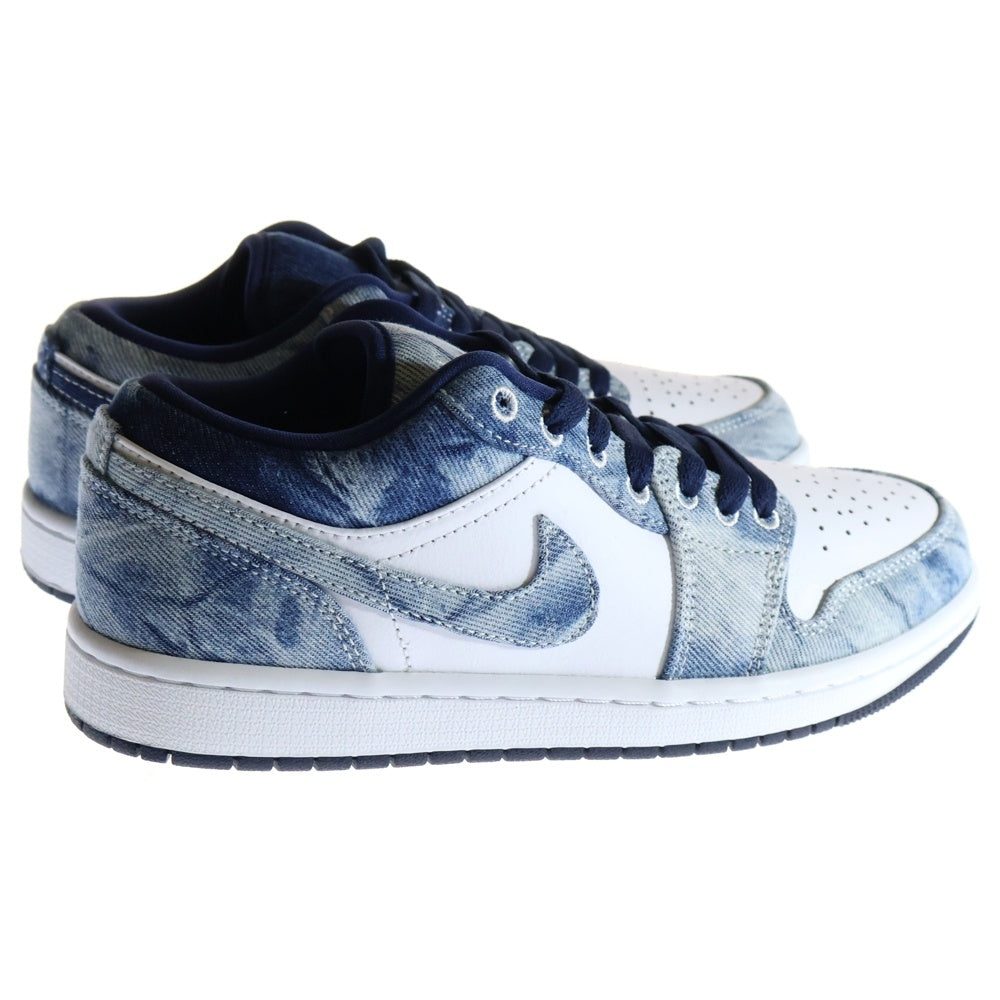 NIKE(ナイキ) AIR JORDAN 1 LOW WASHED DENIM エアジョーダン 1 ローカットスニーカー ウォッシュドデニム US7/25cm CZ8455-100