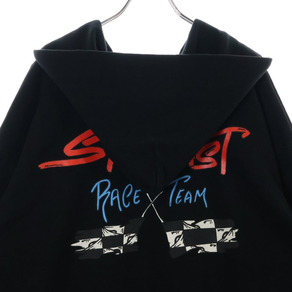 CHROME HEARTS(クロムハーツ) ×MATTY BOY PPO STAY FAST RACE TEAM HD PLVR マッティボーイ ステイファスト プルオーバースウェットパーカー ブラック