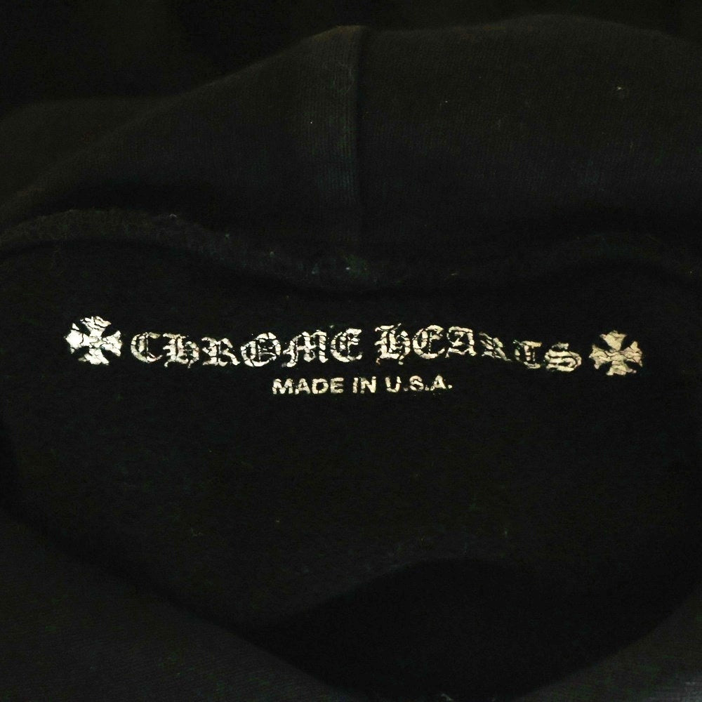 CHROME HEARTS(クロムハーツ) ×MATTY BOY PPO STAY FAST RACE TEAM HD PLVR マッティボーイ ステイファスト プルオーバースウェットパーカー ブラック