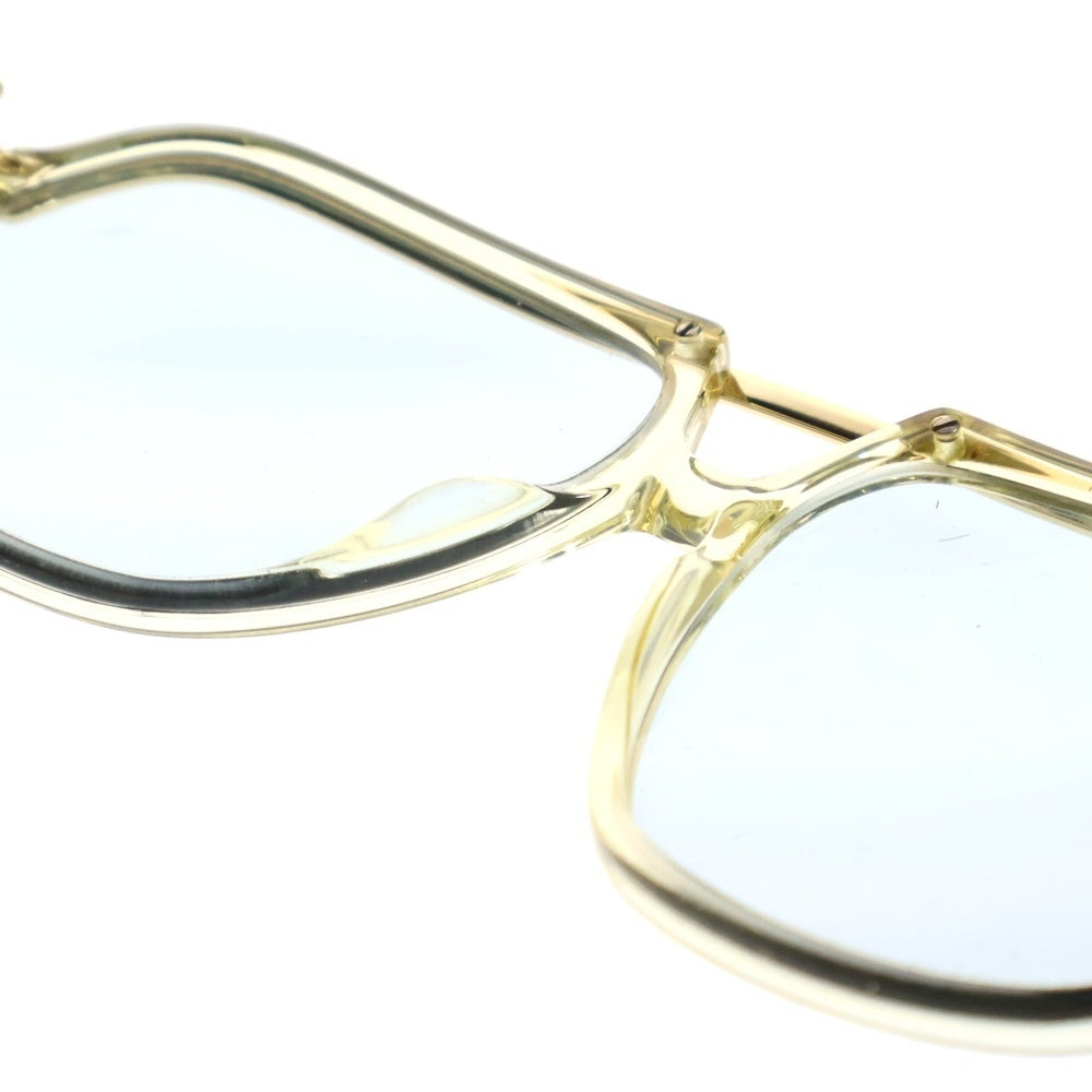 GUCCI(グッチ) クリアフレーム サングラス 眼鏡 GG0200S-004 イエロー