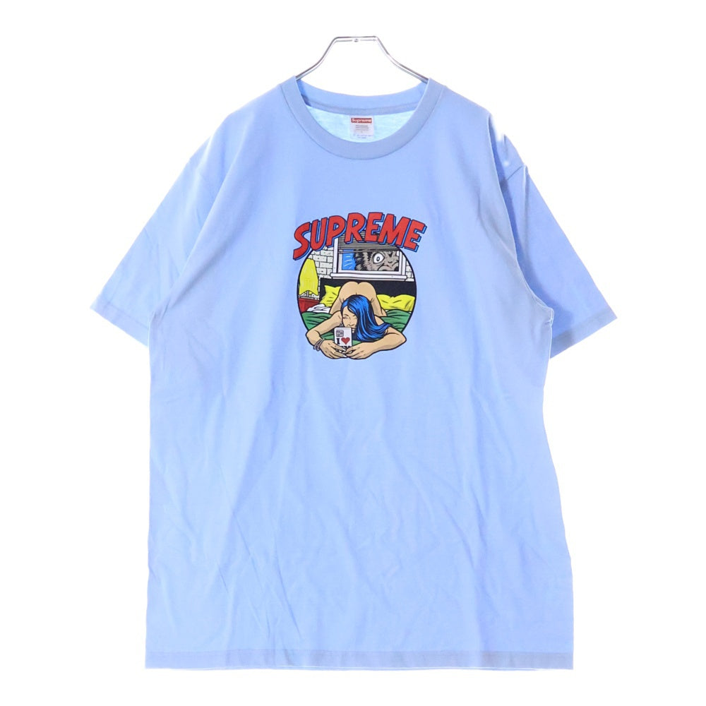 SUPREME(シュプリーム) 25SS Bedroom Tee ベッドルーム 半袖カットソーTシャツ ブルー