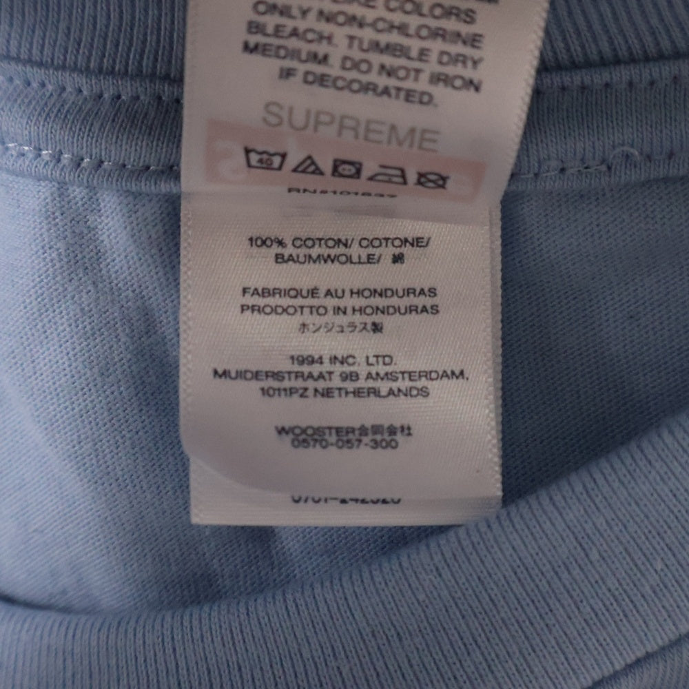 SUPREME(シュプリーム) 25SS Bedroom Tee ベッドルーム 半袖カットソーTシャツ ブルー
