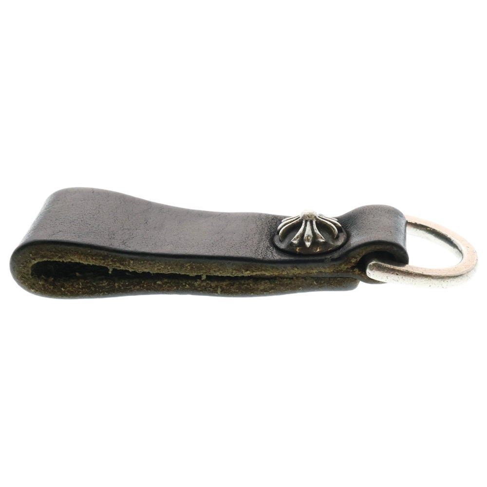 CHROME HEARTS(クロムハーツ) BELT LOOP D RING Dリング クロスボールベルトループ ブラック/シルバー BCA415