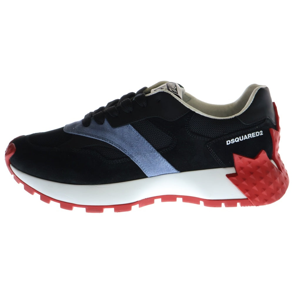 DSQUARED2(ディースクエアード) MAPLE64 SNEAKERS ローカットスニーカー SNM 01601683 M1334 ブラック/レッド