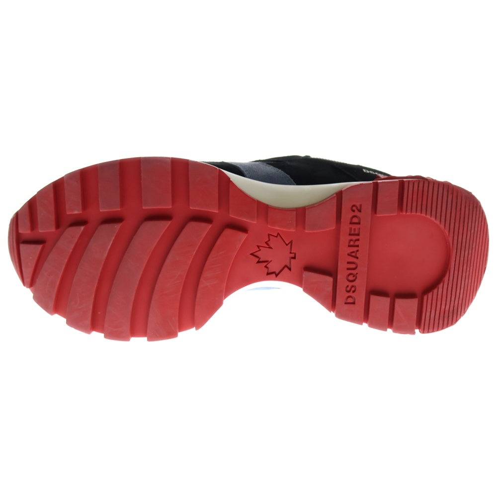 DSQUARED2(ディースクエアード) MAPLE64 SNEAKERS ローカットスニーカー SNM 01601683 M1334 ブラック/レッド