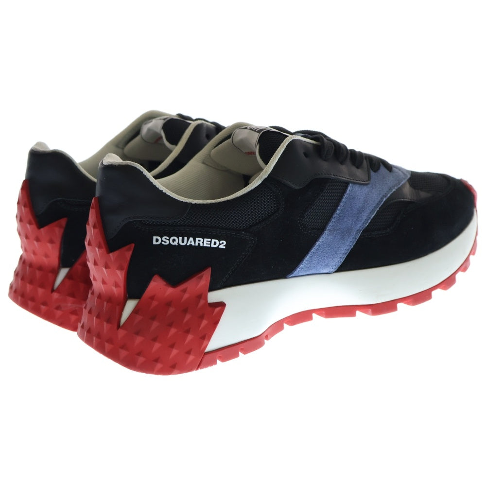 DSQUARED2(ディースクエアード) MAPLE64 SNEAKERS ローカットスニーカー SNM 01601683 M1334 ブラック/レッド