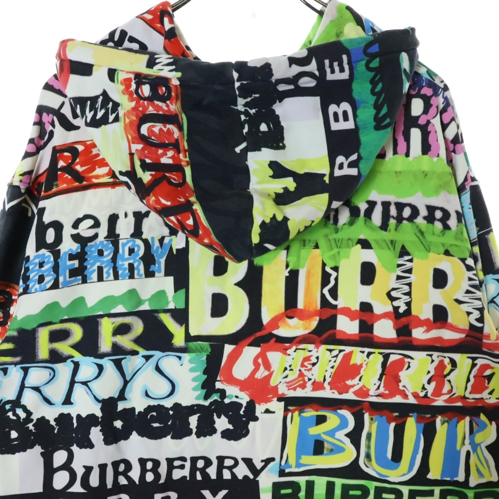 BURBERRY(バーバリー) 18AW グラフィック ロゴ プルオーバー フーディー パーカー マルチ 8001369
