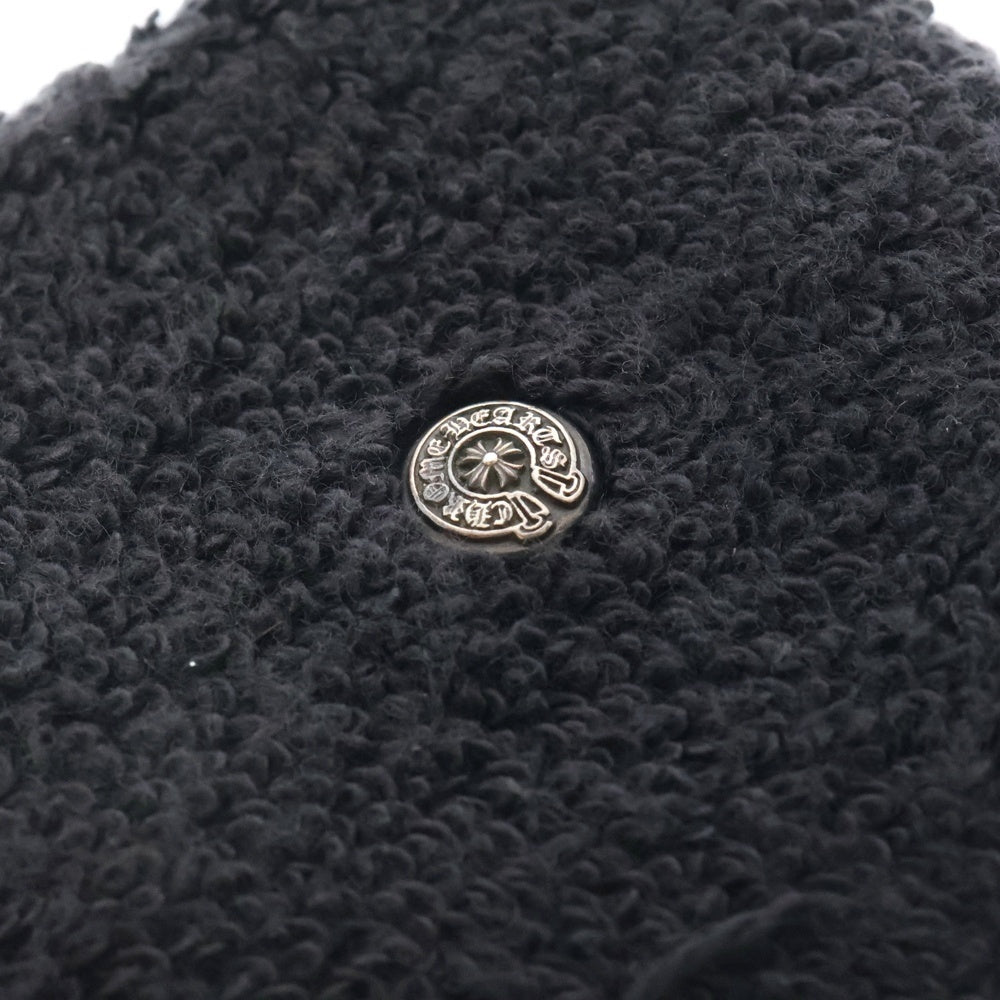 CHROME HEARTS(クロムハーツ) THE ROLLING STONES ザローリングストーンズ リップアンドタン リストバンド ブラック