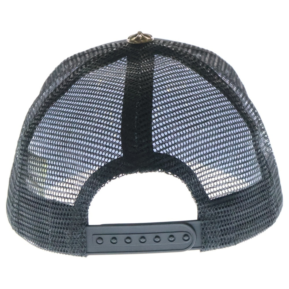 CHROME HEARTS(クロムハーツ) TRUCKER CAP HONOLULU ホノルル CHパッチメッシュトラッカーキャップ クロスボール付 帽子 ブラック