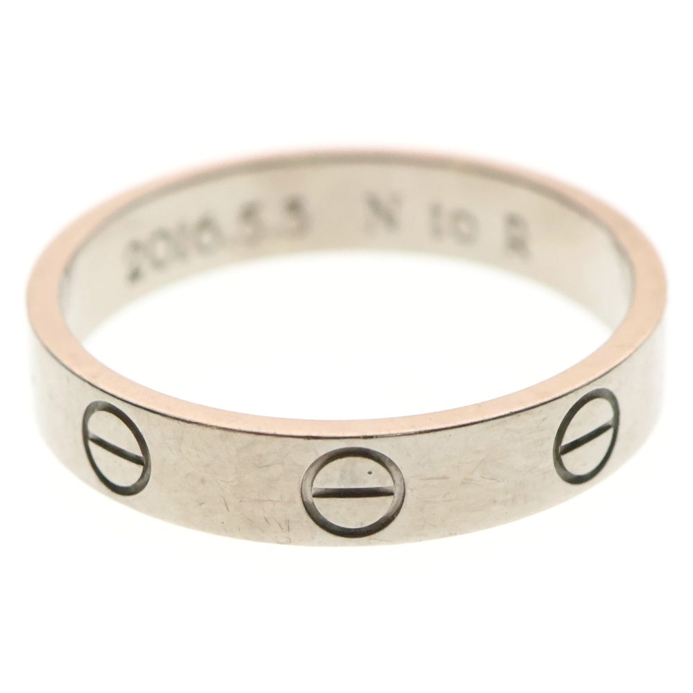 Cartier(カルティエ) MINI LOVERING ミニラブリング 指輪 Au750 シルバー