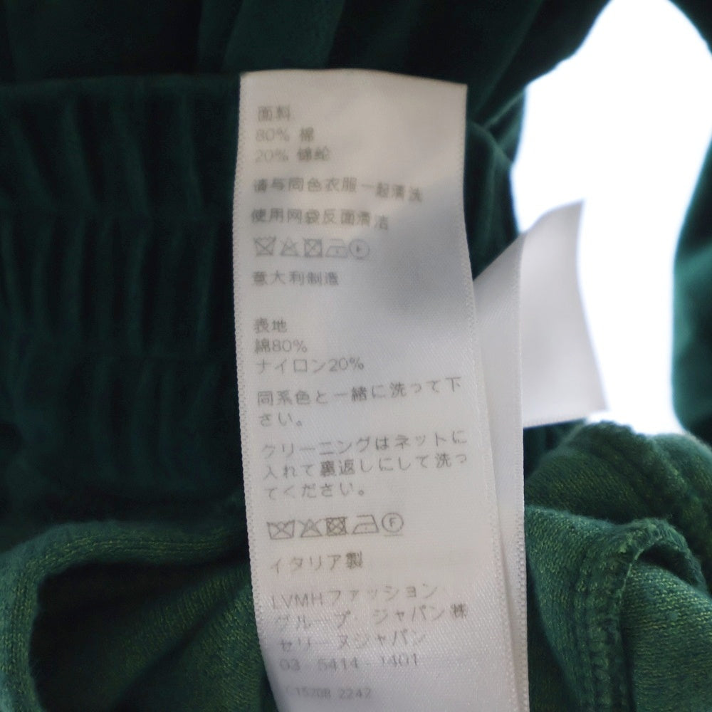 CELINE(セリーヌ) フロント刺繍ロゴ ジップアップ ベロアジャケット 2Y69B679I グリーン