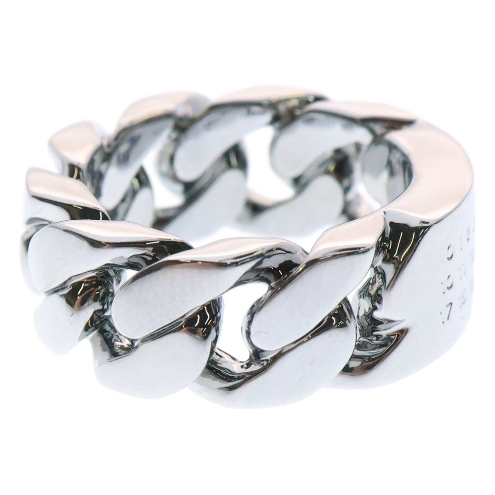 MM6 Maison Margiela(エムエムシックスメゾンマルジェラ) MINIMAL LOGO 3MM RING マイアミ ロゴ 3mm リング シルバー
