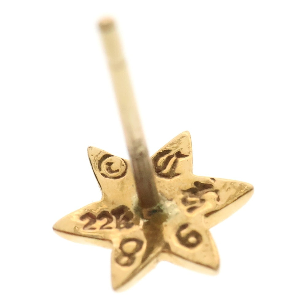 CHROME HEARTS(クロムハーツ) 22K CO STAR スタースタッドピアス ゴールド