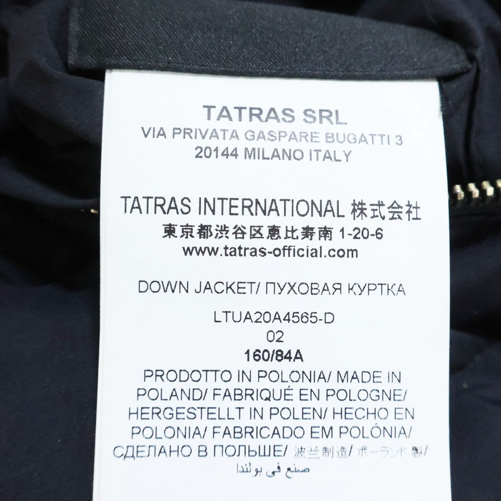 TATRAS(タトラス) リバーシブル ファー付 ナイロン ダウンジャケット LTUA20A4565-D ブラック