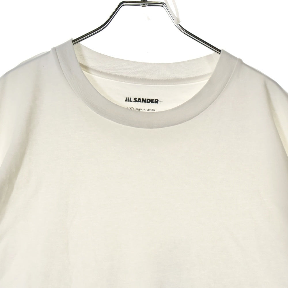 JIL SANDER +(ジルサンダープラス) ロゴパッチ 半袖Tシャツ JPUP706530MP24880892 ホワイト