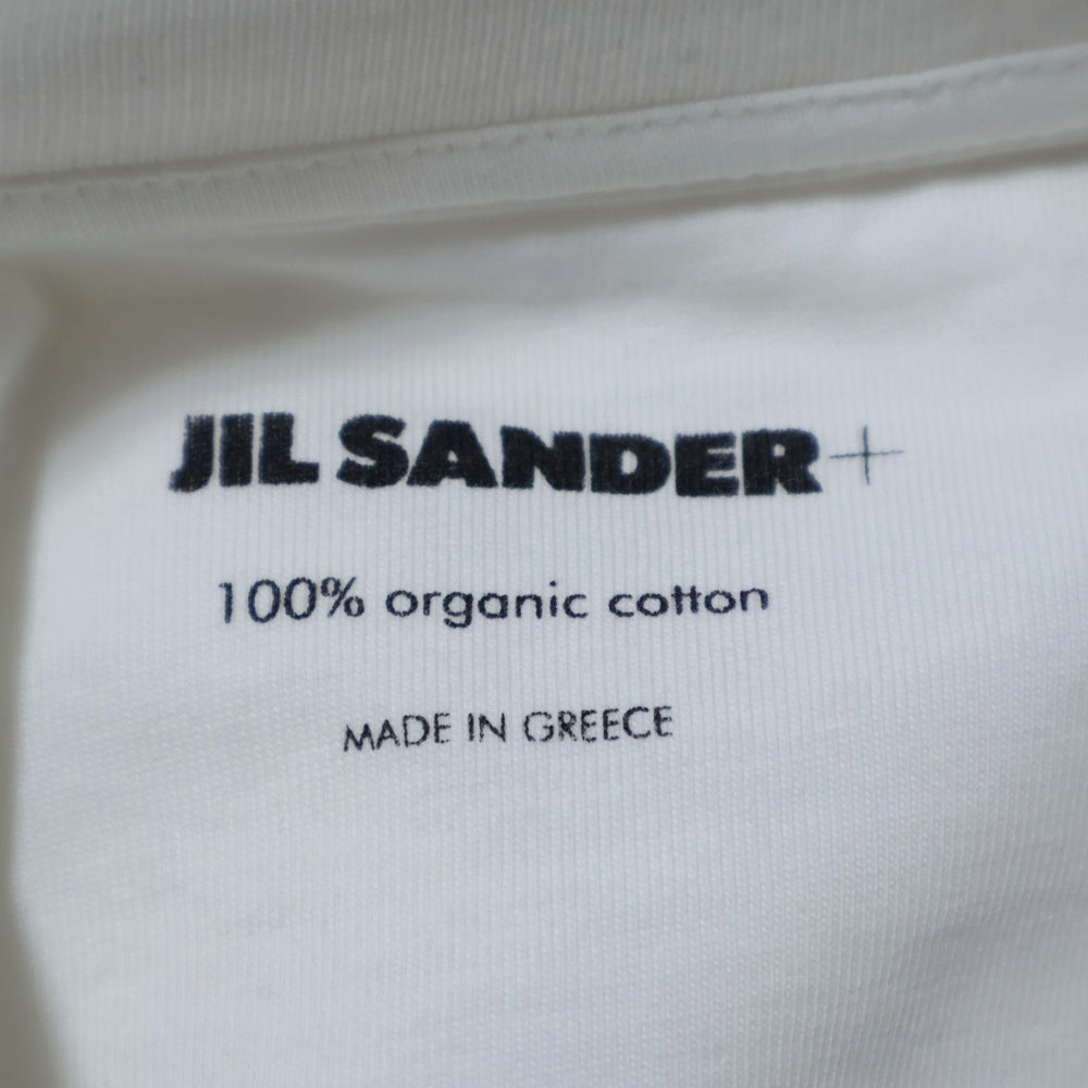 JIL SANDER +(ジルサンダープラス) ロゴパッチ 半袖Tシャツ JPUP706530MP24880892 ホワイト