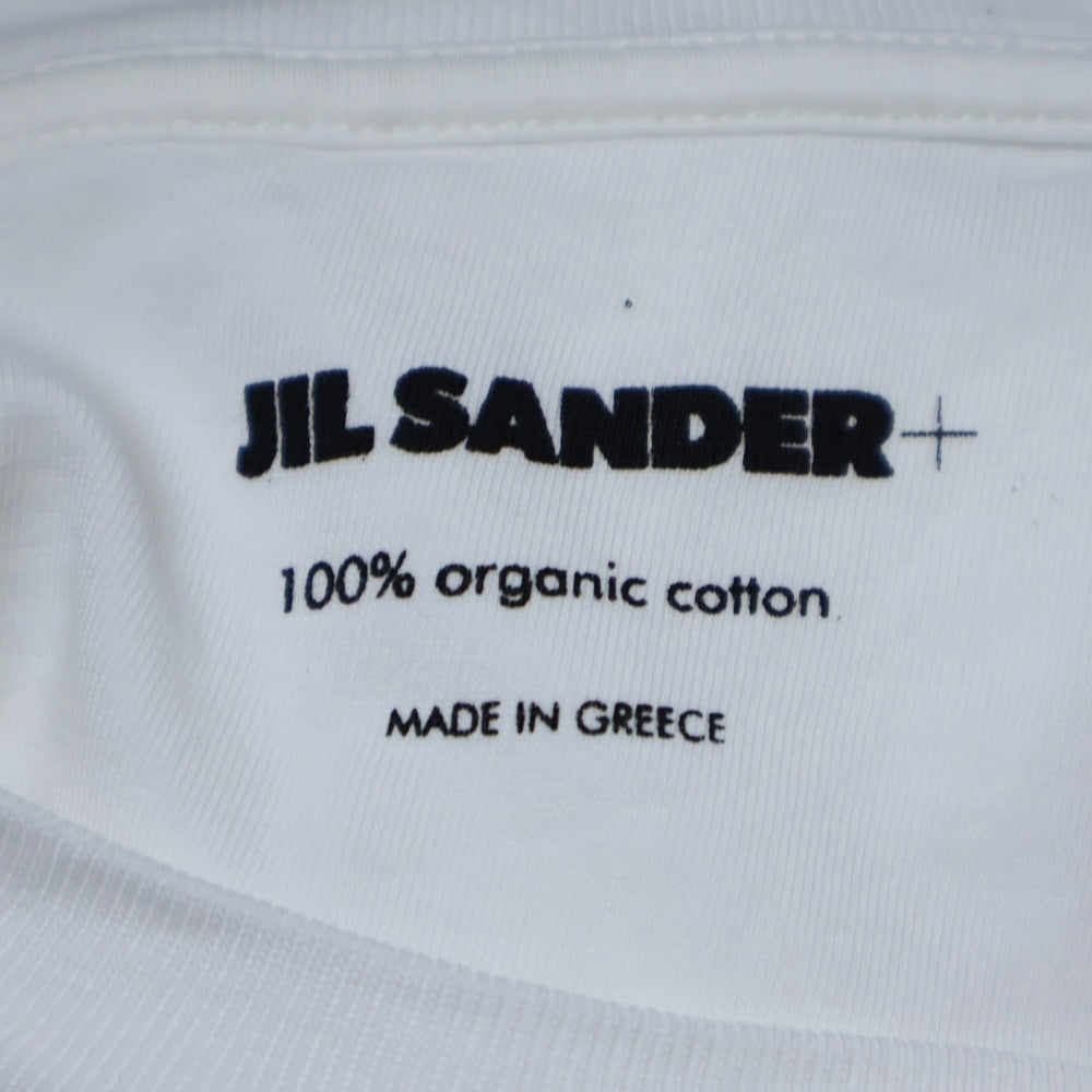 JIL SANDER +(ジルサンダープラス) ロゴパッチ 半袖Tシャツ JPYR706590MR24880802 ホワイト