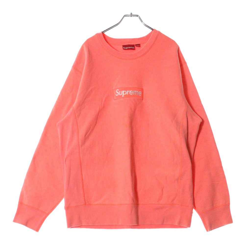 SUPREME(シュプリーム) 18AW Box Logo Crewneck ボックスロゴ クルーネック スウェットトレーナー ピンク