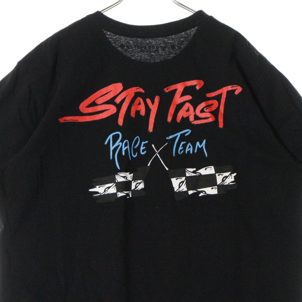 CHROME HEARTS(クロムハーツ) PPO STAY FAST RACE TEAM T-SHRT MATTY BOYステイファストプリント半袖Tシャツ ブラック