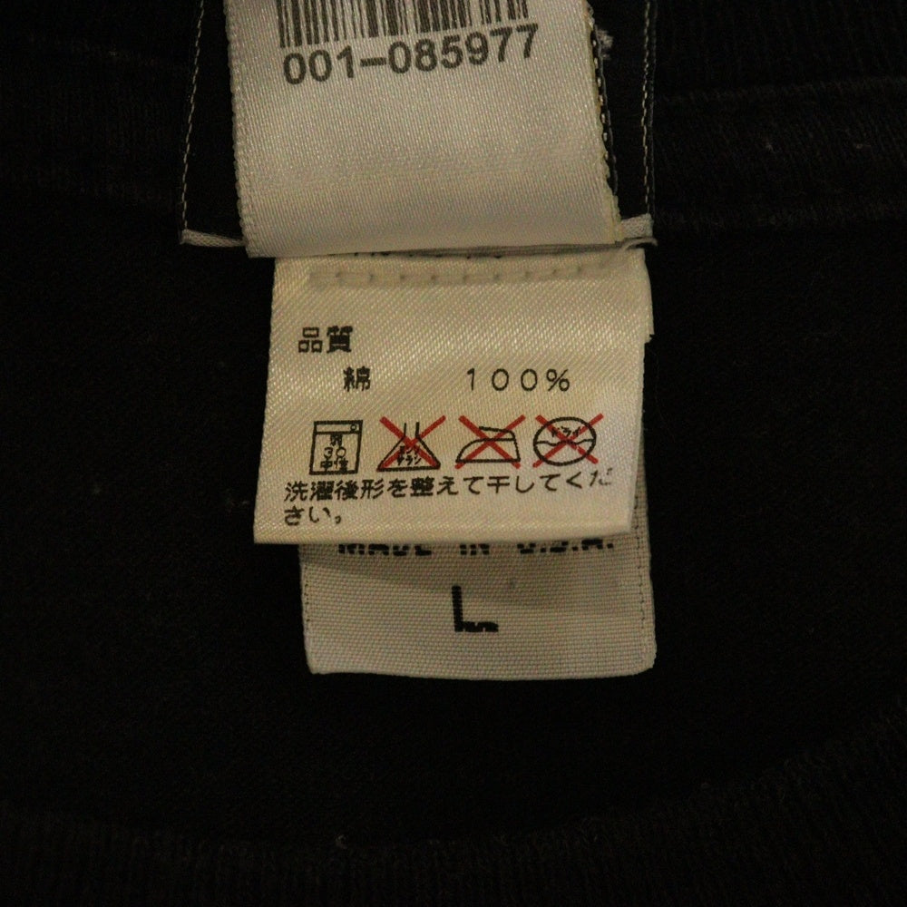 CHROME HEARTS(クロムハーツ) OLD CH PLS S/S TEE オールド CHプラスプリント半袖カットソー 半袖Tシャツ バックホースシュープリント ブラック