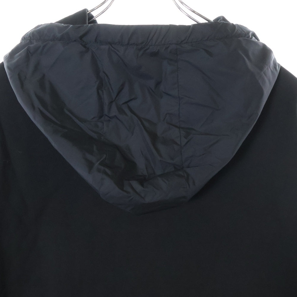 MONCLER(モンクレール) ナイロン ポケット切替スウェットプルオーバーパーカー ブラック H20918G00004 809KR