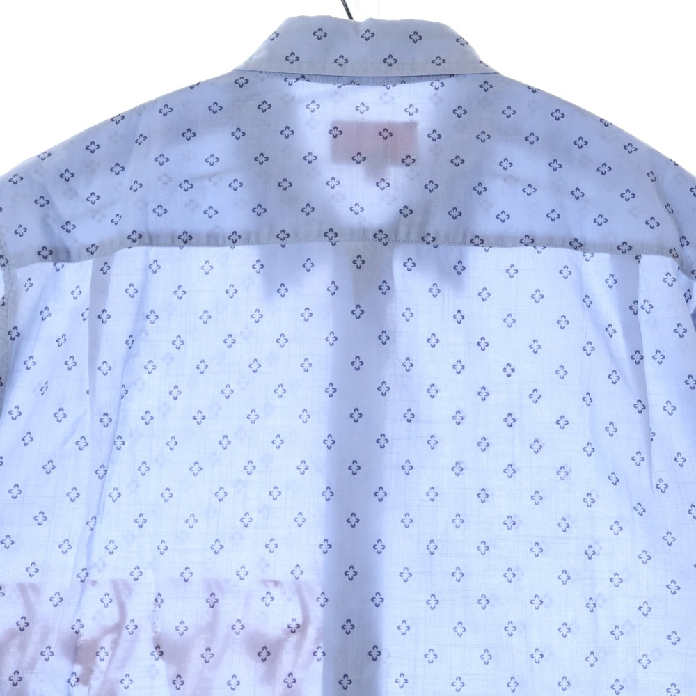 SUPREME(シュプリーム) 21SS Butthole Surfer S/S 総柄 バットホール サーファーズ 半袖シャツ ブルー