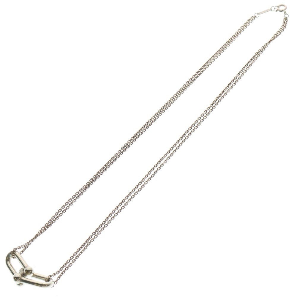 TIFFANY & Co.(ティファニー) ハードウェア ラージ ダブルリンクペンダント ネックレス シルバー