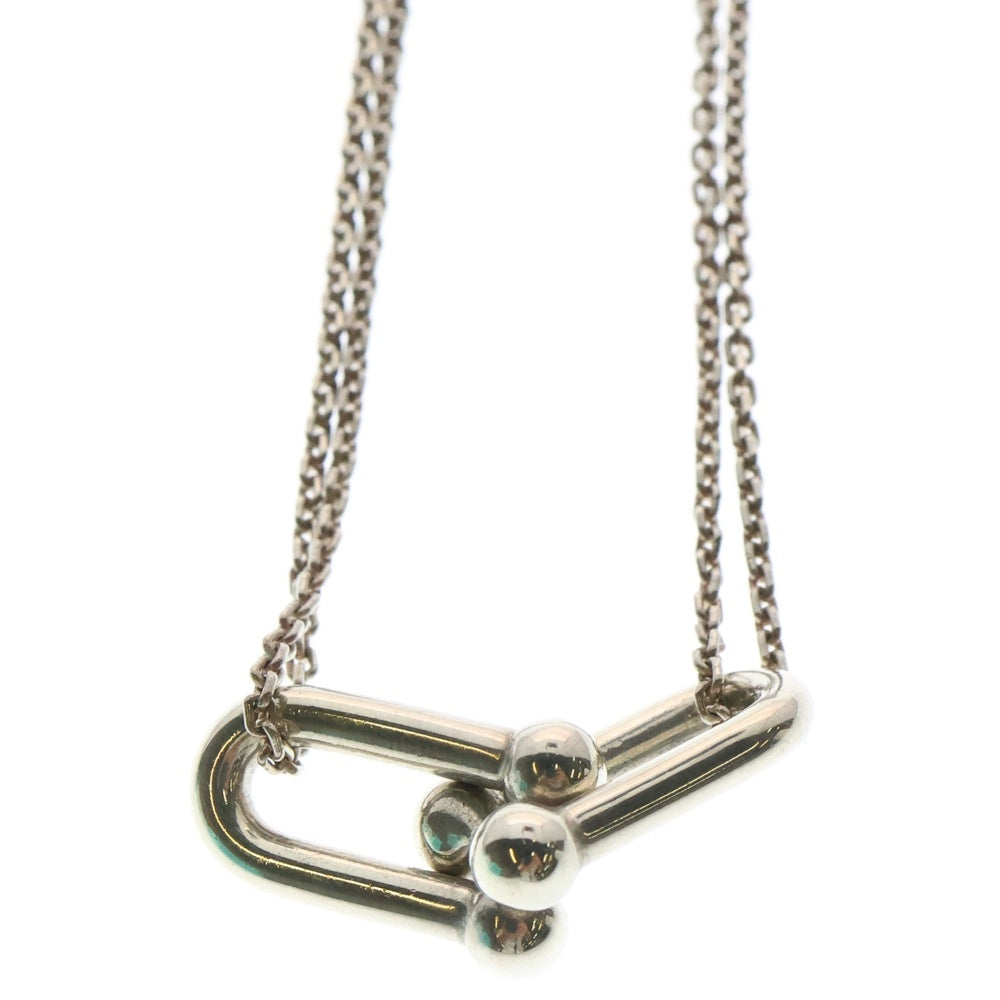 TIFFANY & Co.(ティファニー) ハードウェア ラージ ダブルリンクペンダント ネックレス シルバー