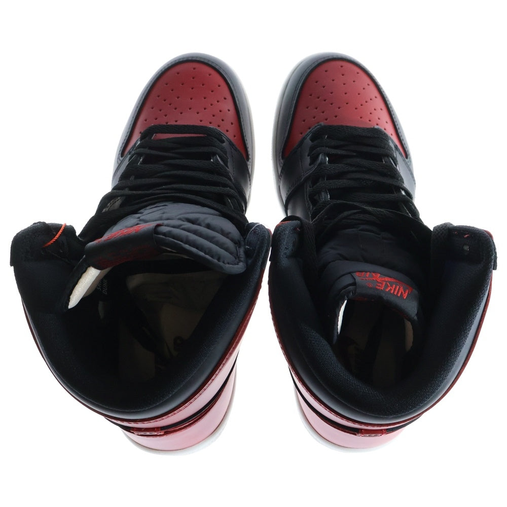 NIKE(ナイキ) AIR JORDAN1 HIGH 85 BRED(2025) エアジョーダン1 ブレッド ハイカットスニーカー ブラック/レッド US10.5/28.5cm HV6674-067