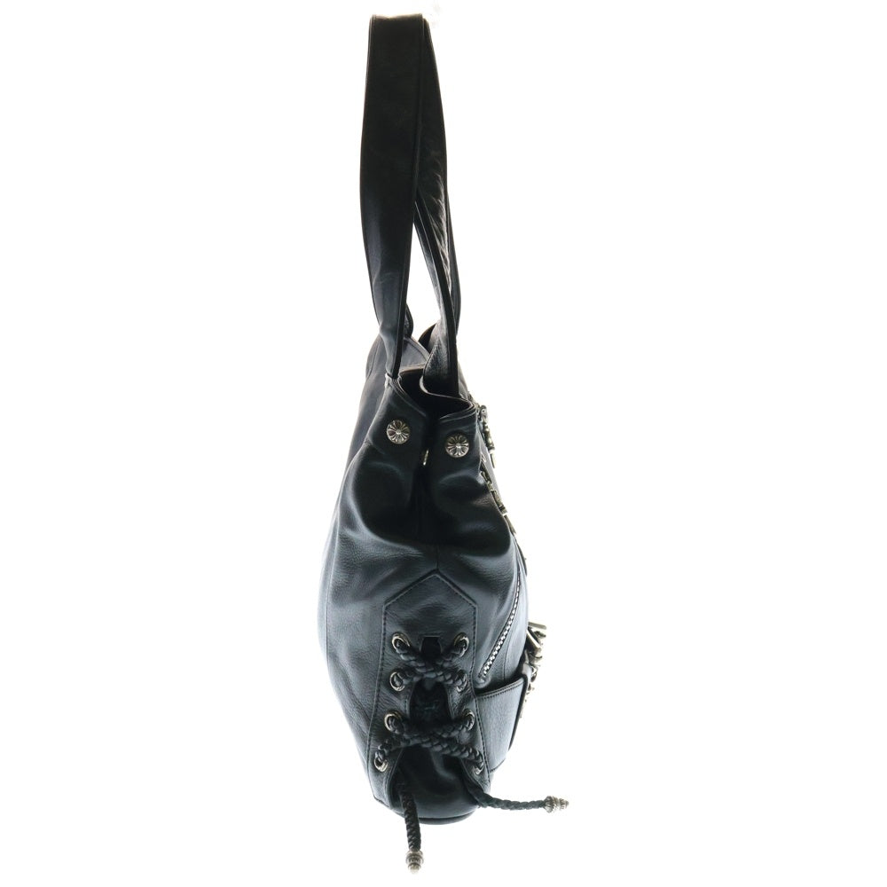 CHROME HEARTS(クロムハーツ) JJ DEAN LARGE JJディーン ラージ レザーライダースハンドバッグ ブラック