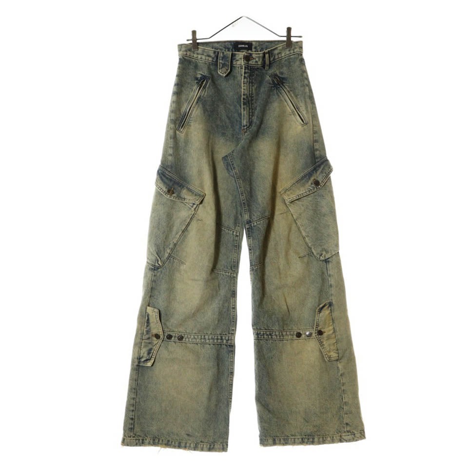 Egon Lab.(エゴンラボ) 24SS デニムカーゴパンツ インディゴ SS24 DN 001