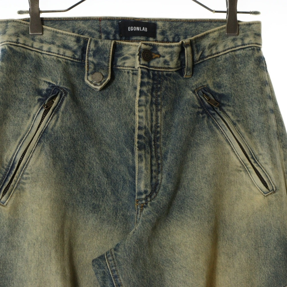 Egon Lab.(エゴンラボ) 24SS デニムカーゴパンツ インディゴ SS24 DN 001