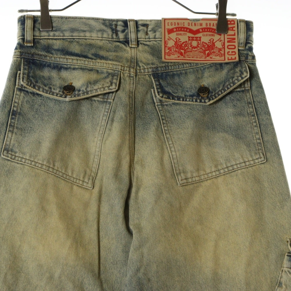 Egon Lab.(エゴンラボ) 24SS デニムカーゴパンツ インディゴ SS24 DN 001