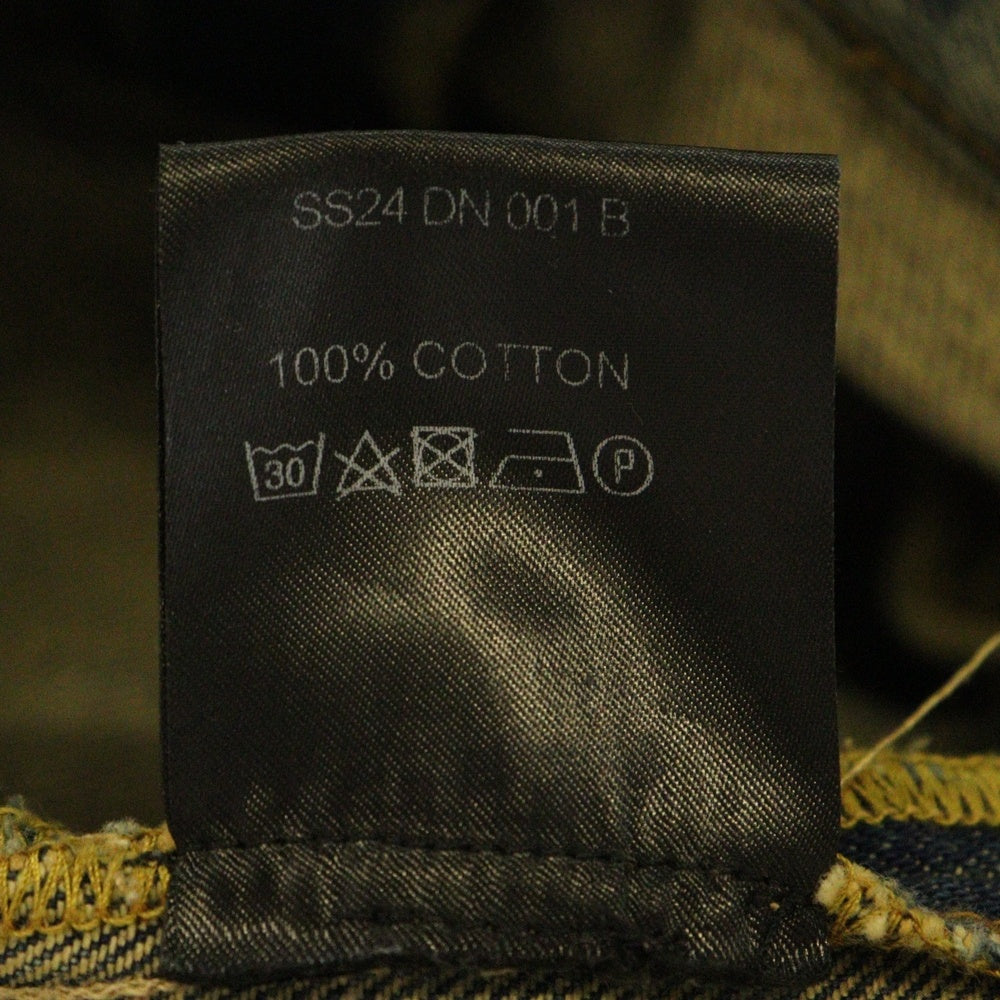 Egon Lab.(エゴンラボ) 24SS デニムカーゴパンツ インディゴ SS24 DN 001