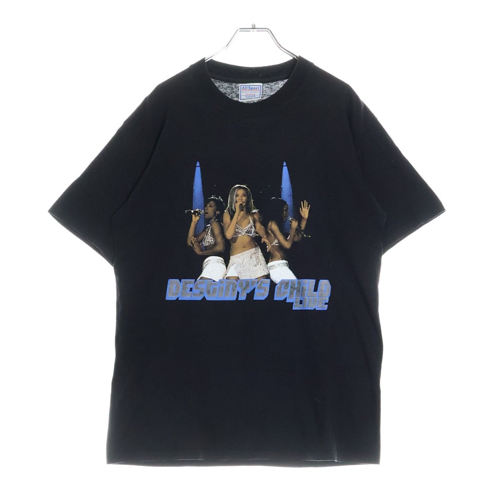 VINTAGE(ヴィンテージ) 00S DESTINY'S CHILD TRL TOUR デスティニーズ チャイルドツアー2001 半袖Tシャツカットソー ブラック