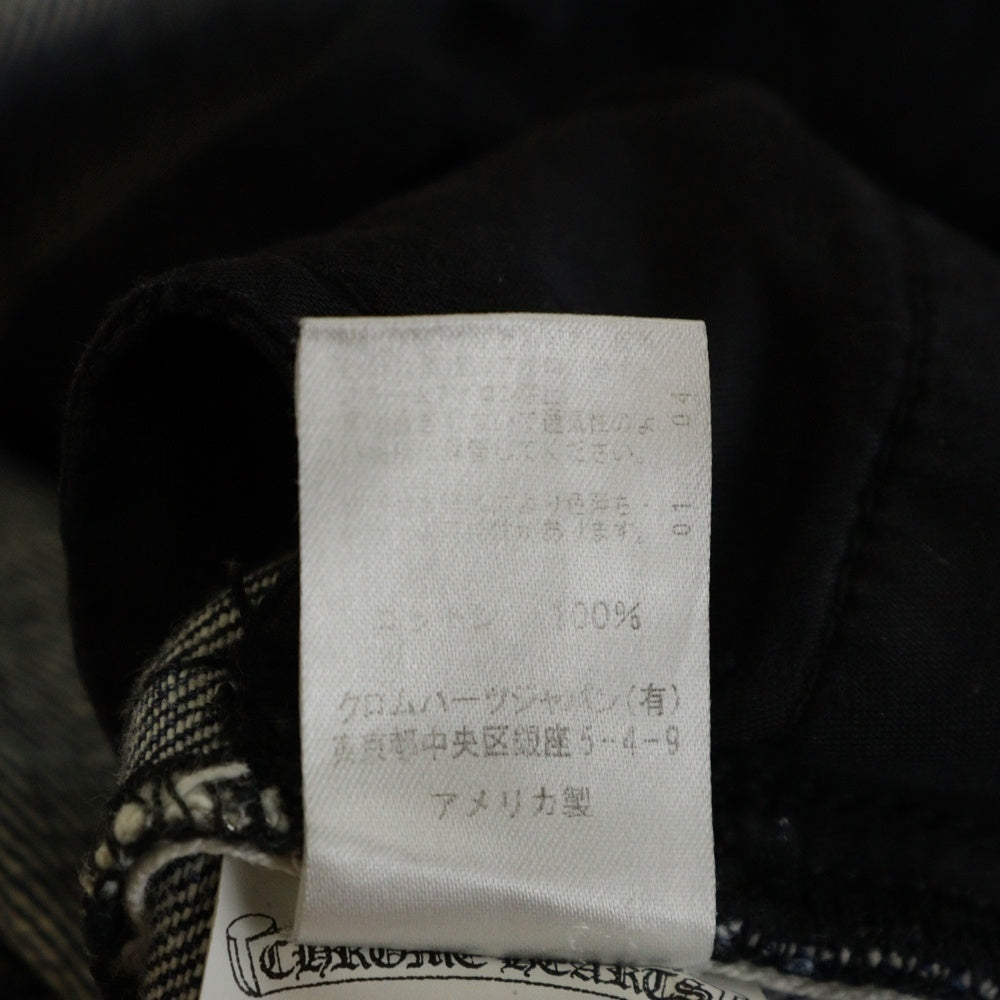 CHROME HEARTS(クロムハーツ) DENIM STRAIGHT PANTS 5POCKET デニムストレートパンツ 5ポケット インディゴ