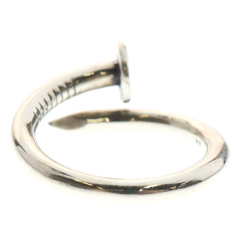 CHROME HEARTS(クロムハーツ) NAIL FLAT ネイル フラット リング シルバー BCA350