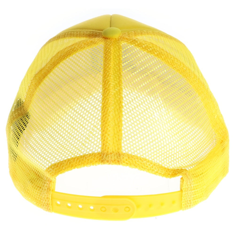 R13(アールサーティーン) TRUCKER HAT ロゴ トラッカー メッシュキャップ イエロー