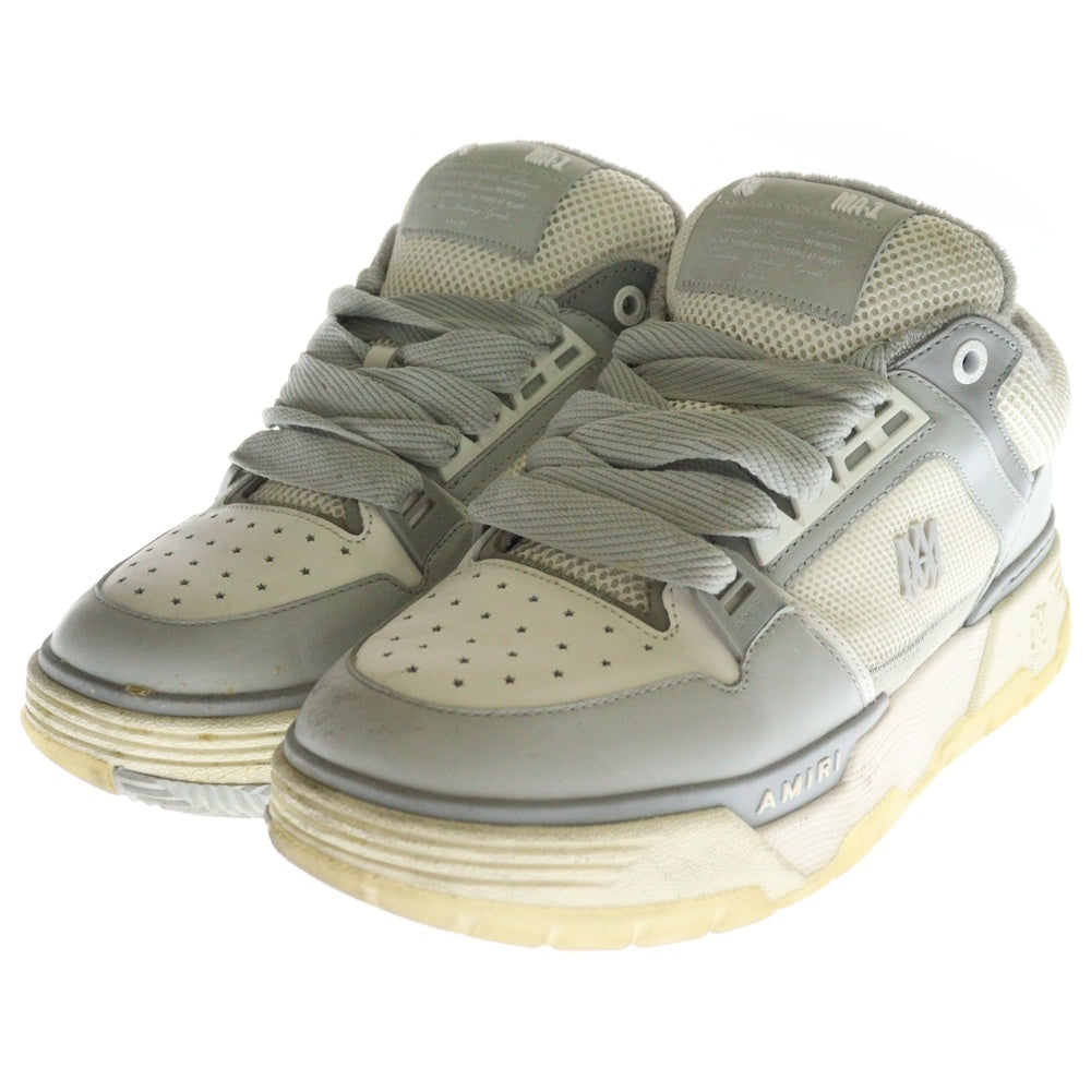 AMIRI(アミリ) MA-1 Alabaster Birch メッシュミッドカットスニーカー AMFOSR1048-030 グレー