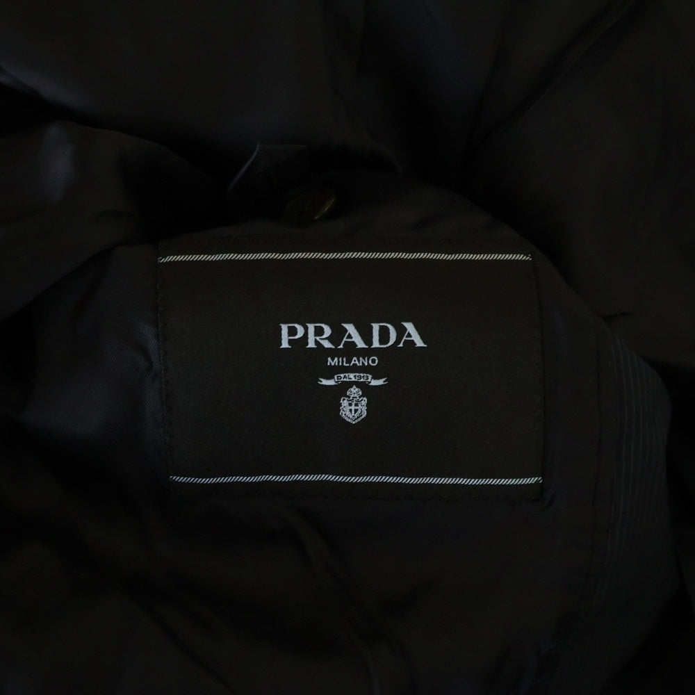 PRADA(プラダ) ストライプ柄 2B ブレザー シングルジャケット UGM173 S221 10FL ネイビー