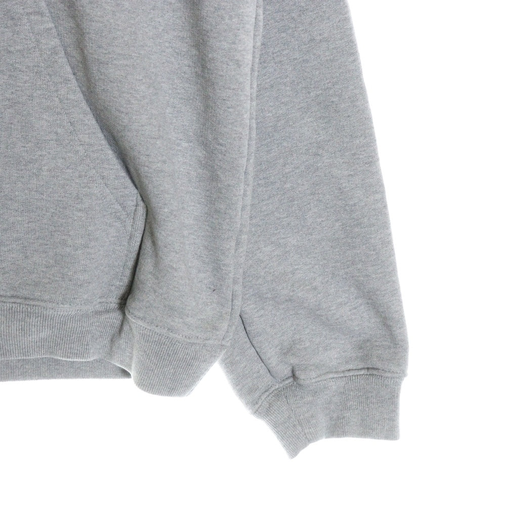 VETEMENTS(ヴェトモン) オーバーサイズ ロゴラベル付き プルオーバーパーカー グレー UE51TR550G