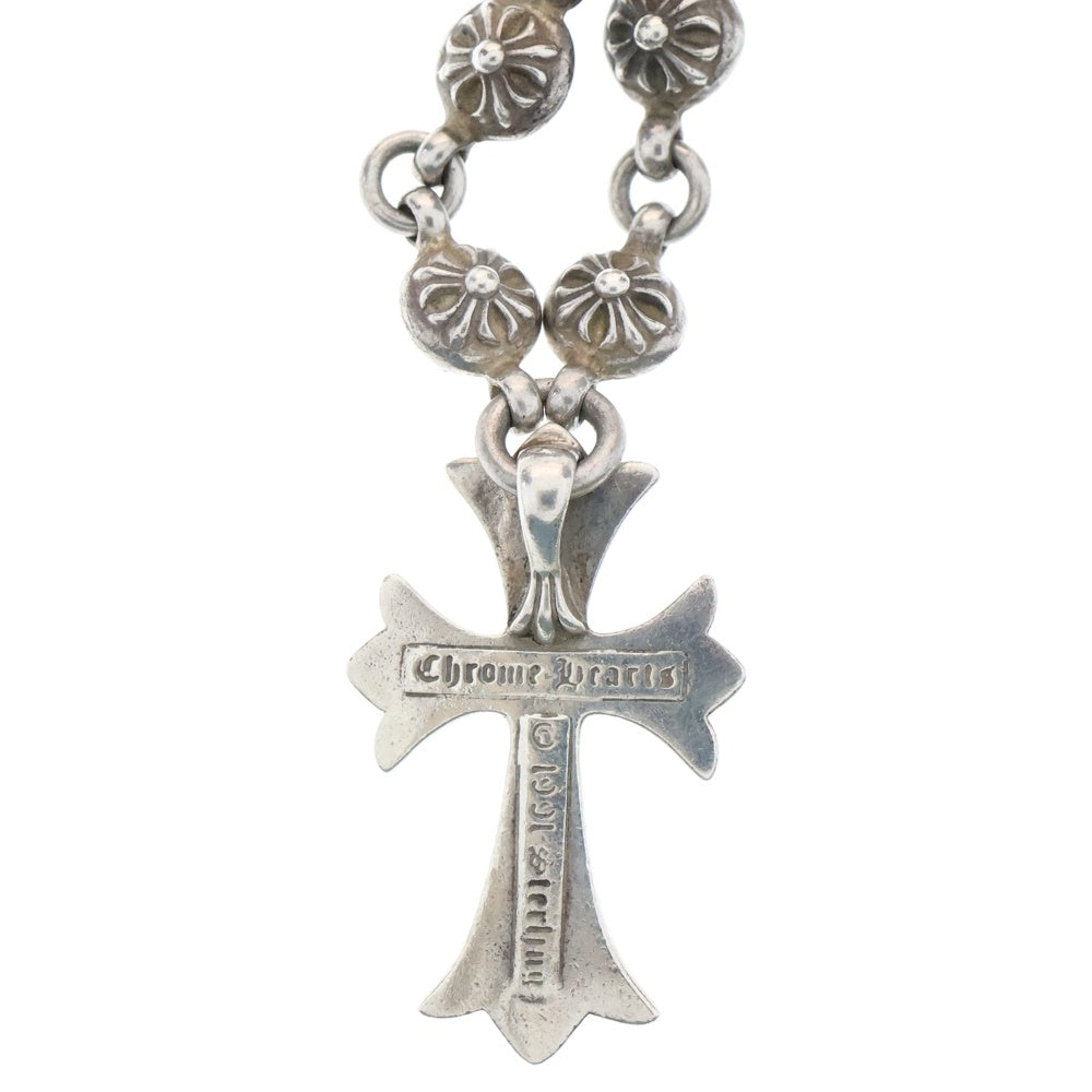 CHROME HEARTS(クロムハーツ) #1 CRSBL CHN SML CH CRS クロスボールチェーン スモールCHクロス ネックレス シルバー BCA193