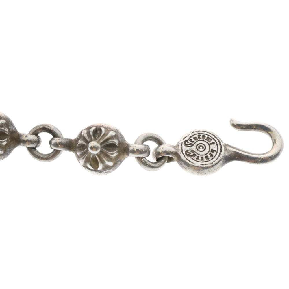 CHROME HEARTS(クロムハーツ) #1 CRSBL CHN SML CH CRS クロスボールチェーン スモールCHクロス ネックレス シルバー BCA193