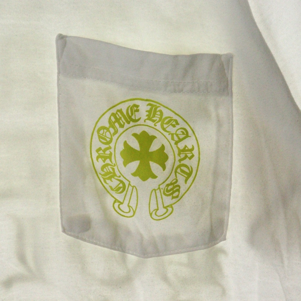 CHROME HEARTS(クロムハーツ) Yellow Made In Hollywood イエロー メイドインハリウッド プリントTシャツ 半袖カットソー ホワイト